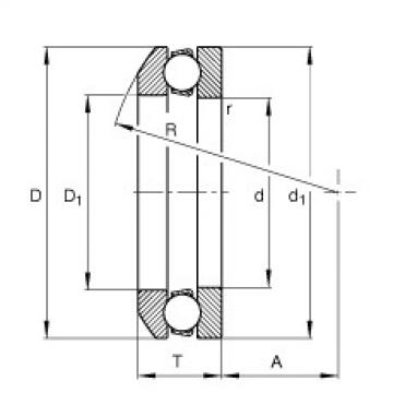 Axial deep groove ball bearings - 53205