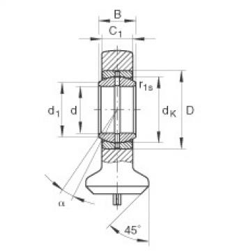 Hydraulic rod ends - GK12-DO