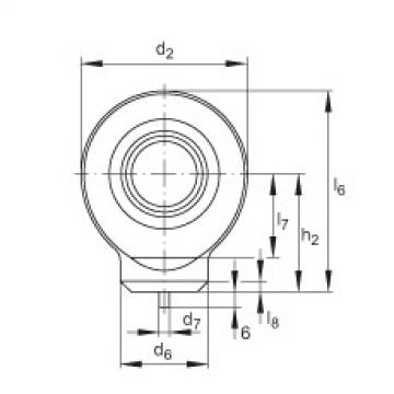 Hydraulic rod ends - GK12-DO