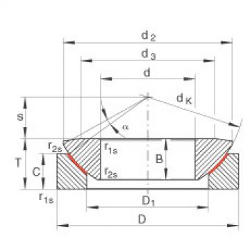 Axial spherical plain bearings - GE12-AW