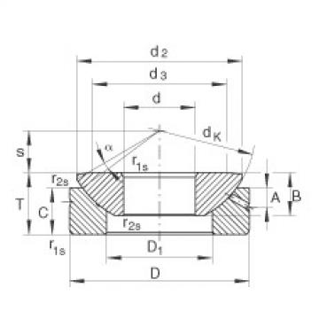 Axial spherical plain bearings - GE50-AX