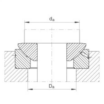 Axial spherical plain bearings - GE45-AX