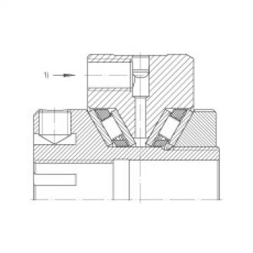 Axial conical thrust cage needle roller bearings - ZAXFM1255