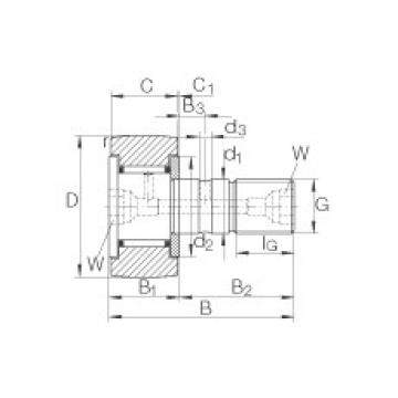 Stud type track rollers - KR30