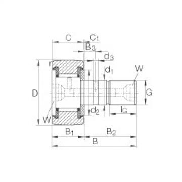 Stud type track rollers - KR32-PP