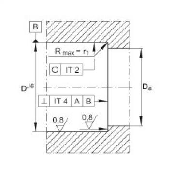 Axial angular contact ball bearings - 7602012-2RS-TVP