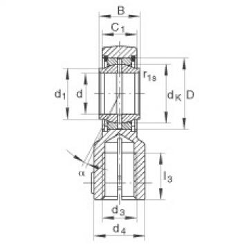 Hydraulic rod ends - GIHNRK12-LO