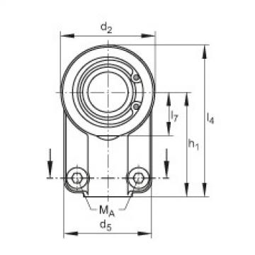 Hydraulic rod ends - GIHNRK12-LO