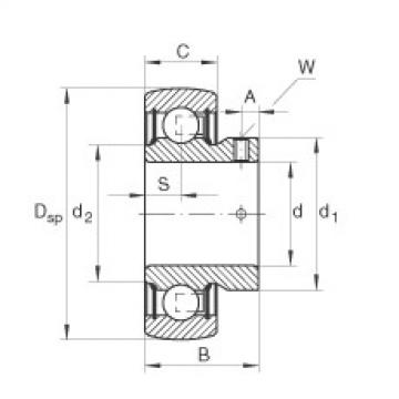 Radial insert ball bearings - AY30-XL-NPP-B