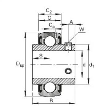 Radial insert ball bearings - SUC201