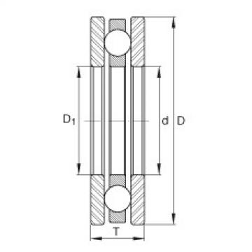 Axial deep groove ball bearings - 4417