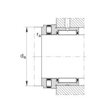 Needle roller/axial cylindrical roller bearings - NKXR35-XL