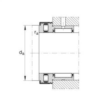 Needle roller/axial cylindrical roller bearings - NKXR50-Z-XL