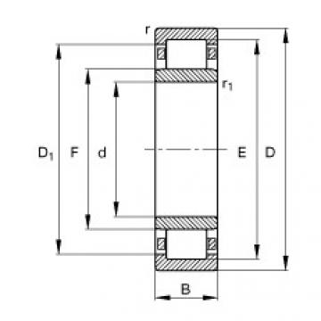 Cylindrical roller bearings - NU1012-XL-M1