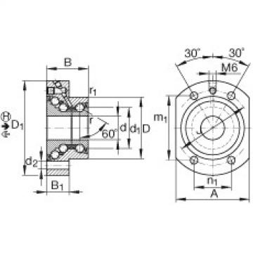 Angular contact ball bearing units - DKLFA2080-2RS