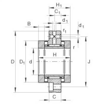 Needle roller/axial cylindrical roller bearings - ZARF2575-TV