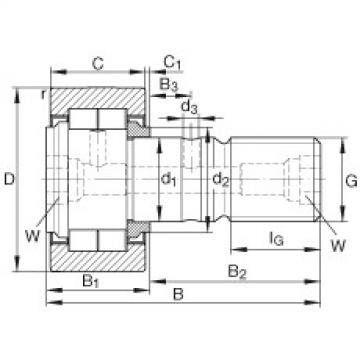 Stud type track rollers - NUKR40