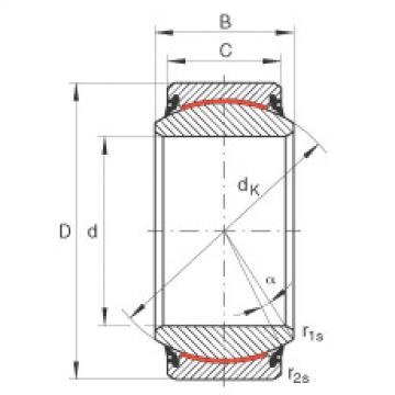 Radial spherical plain bearings - GE17-UK-2RS