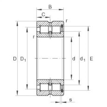 Cylindrical roller bearings - SL185004-XL