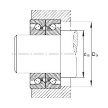 Axial angular contact ball bearings - BSB2047-SU-L055