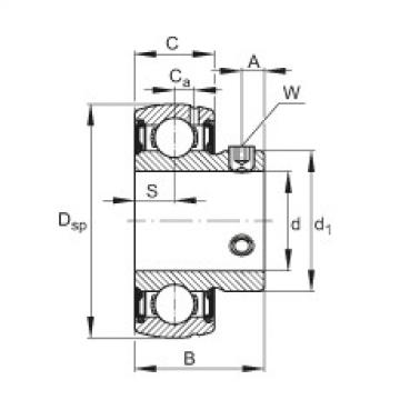 Radial insert ball bearings - SUB206