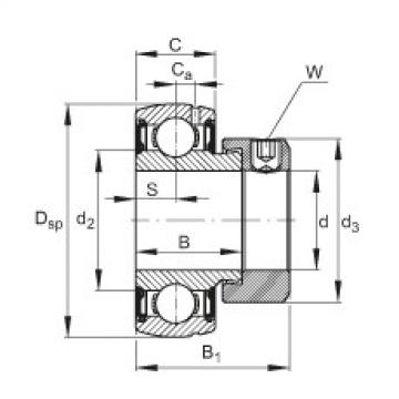 Radial insert ball bearings - SUG206