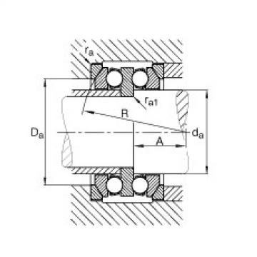 Axial deep groove ball bearings - 54205 + U205