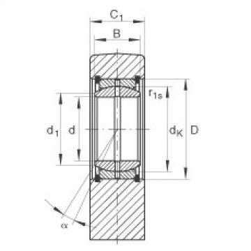 Hydraulic rod ends - GF70-DO