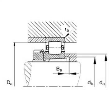 Barrel roller bearings - 20208-K-TVP-C3 + H208