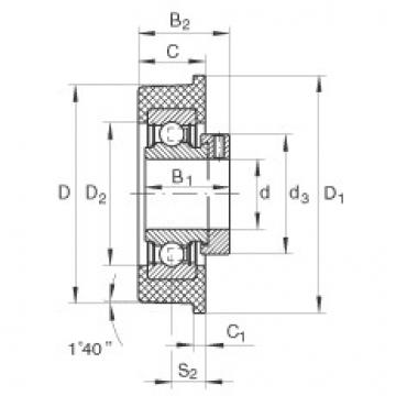 Radial insert ball bearings - CRB30/92-XL