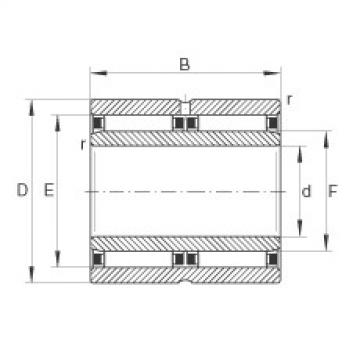 Needle roller bearings - NAO25X42X32-ZW-ASR1-XL