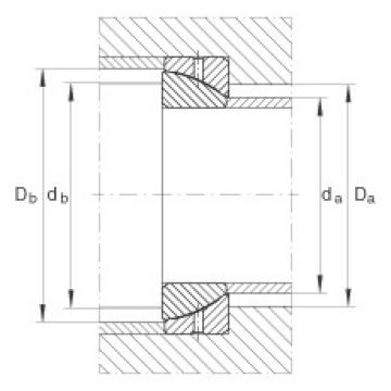 Angular contact spherical plain bearings - GE140-SX