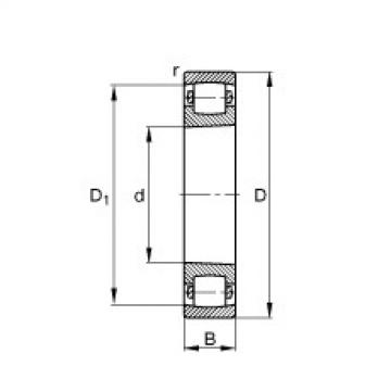 Barrel roller bearings - 20207-K-TVP-C3