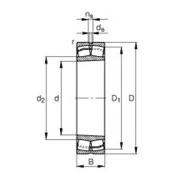 Spherical roller bearings - 22206-E1-XL-K