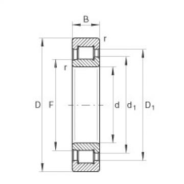 Cylindrical roller bearings - SL192308-XL