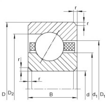 Thin section bearings - CSEAA010-TV