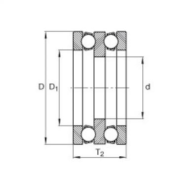 Axial deep groove ball bearings - 1912