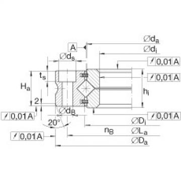 Crossed roller bearings - XV40