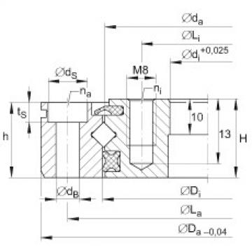 Crossed roller bearings - XU060094