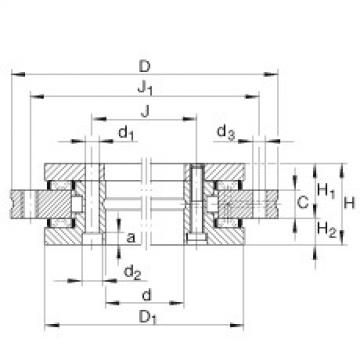 Axial/radial bearings - YRT1030