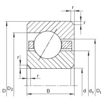 Thin section bearings - CSEB060