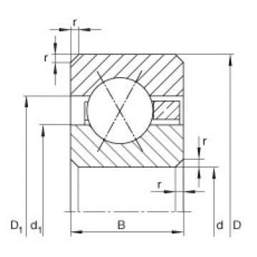 Thin section bearings - CSXF100