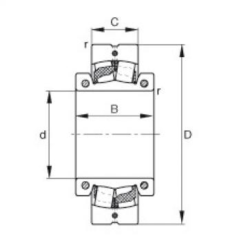 Spherical roller bearings - 222S.208