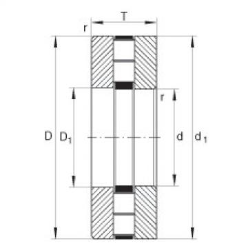 Axial cylindrical roller bearings - 89414-TV