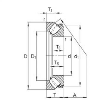 Axial spherical roller bearings - 29318-E1-XL