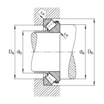 Axial spherical roller bearings - 29317-E1-XL