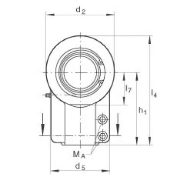 Hydraulic rod ends - GIHNRK90-LO