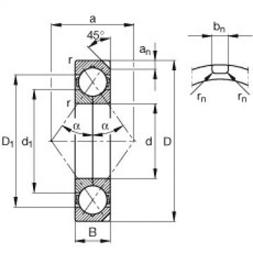 Four point contact bearings - QJ1017-N2-MPA