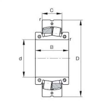 Spherical roller bearings - 222S.708