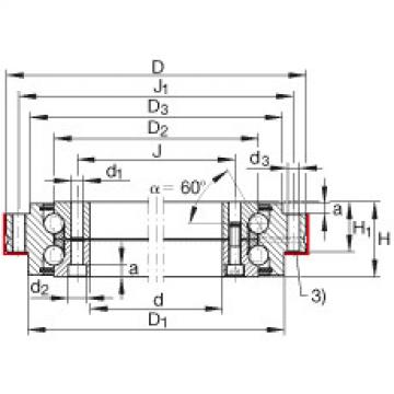 Axial angular contact ball bearings - ZKLDF150